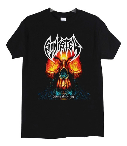 Polera Sinister Cross The Styx Metal Abominatron