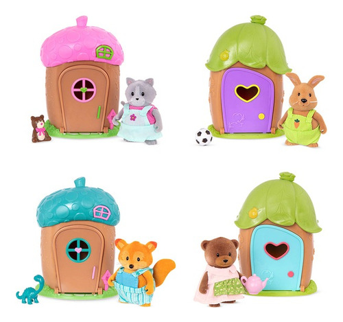 Lil Woddzeez Set Bellota Mini Casa Con Personaje 7023