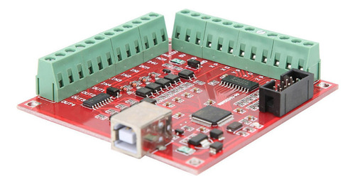 Soporte De Placa De Conexión Roja Servo Drive Cnc Usb De 100