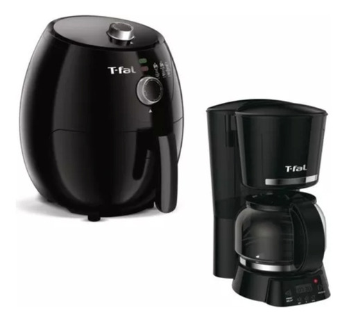 T Fal Freidora De Aire  Y Cafetera Programable Combo Msi