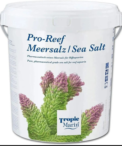 Balde de 25 kg de sal para aquário marinho Tropic Marine Pro Reef