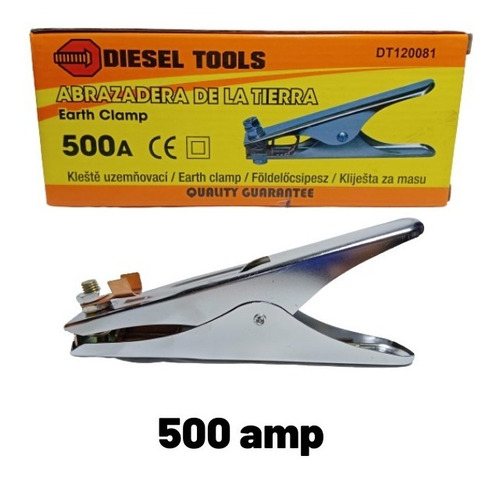 Pinza De Tierra Para Soldar 500 Amperios Diésel Tools  