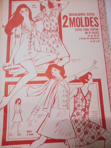 Moldes De Ropa De La Revista Temporada N 287 Enero 1971