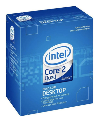 Processador Intel Core 2 Quad Q8200 BX80580Q8200  de 4 núcleos e  2.33GHz de frequência