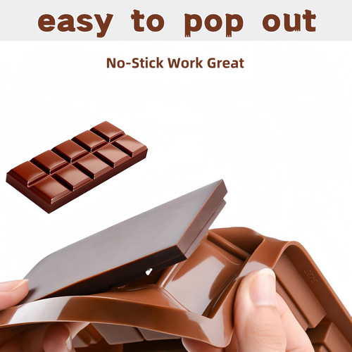 Molde De Silicona Antiadherente Para Chocolate