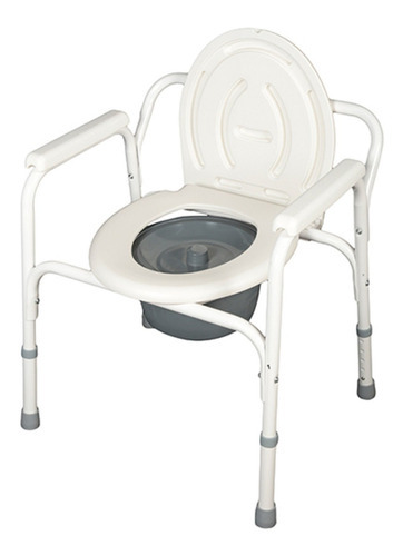 Silla Comodo Esmaltado Blanco Mod.oa4810