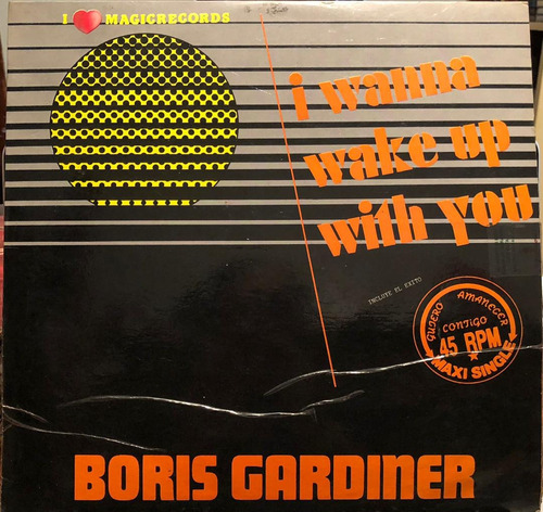 Boris Gardiner - I Wanna Wake. Vinilo, 12 , 45 Rpm, Maxi-sin