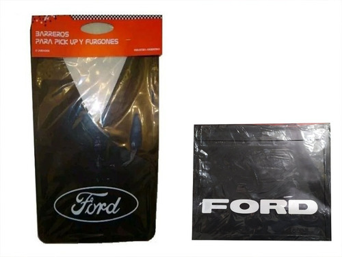 Imagen 3 de 7 de Juego X 4 Barreros Goma Ford Pick Up ( Delanteros + Traseros )