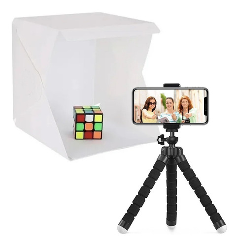 Imagen 1 de 8 de Caja De Luz Light Box Led Fotografia Producto C/ Tripode