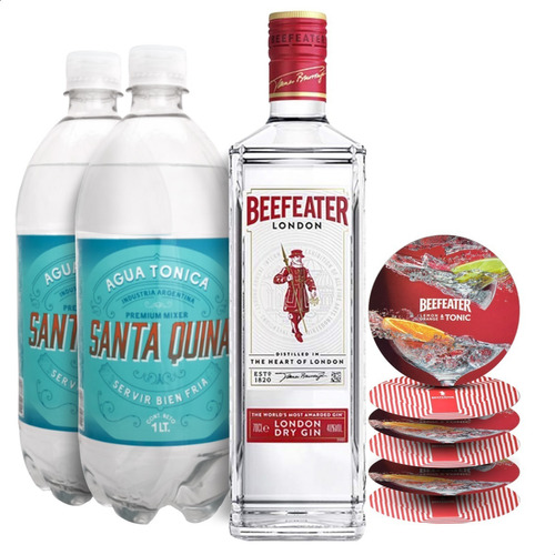 Gin Beefeater London Dry + Santa Quina Con Regalo