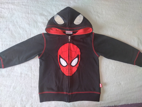 Campera Tipo Canguro Spiderman 