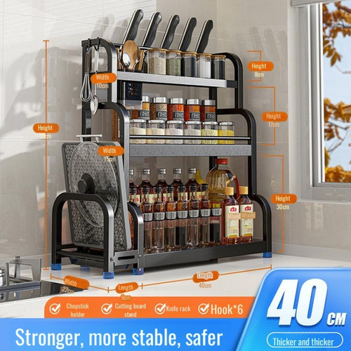 Soporte Para Botellas De Condimentos, Soporte Para Cuchillos