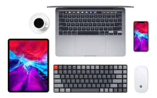 Imagen 4 de 6 de Teclado Keychron K3 Optico Rgb Hot Swappable Brown Switches