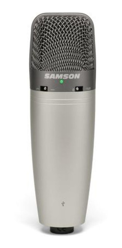 Imagen 1 de 2 de Micrófono Samson C03U condensador  multipatrón plata
