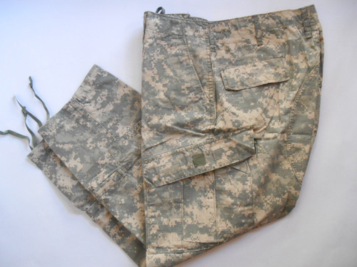 Pantalón Camuflado Militar Us Army Acu Universal Tall Large2