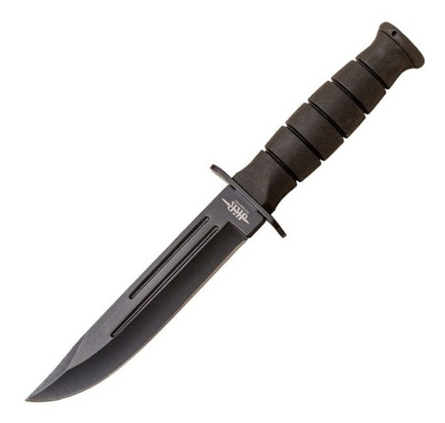 Cuchillo De Combate Jkr R.a.t. Black Funda Nylon