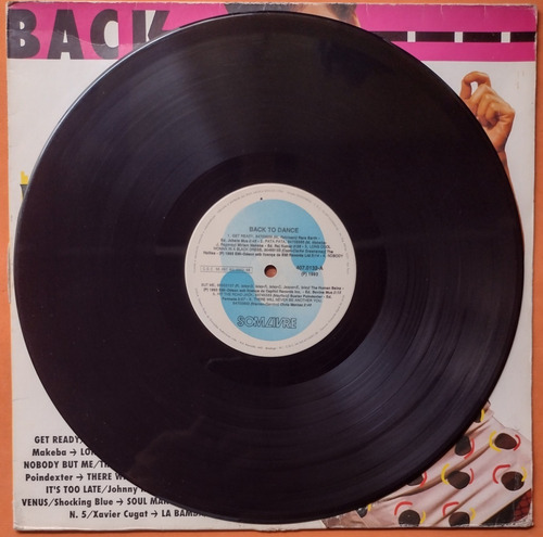 Lp Back To Dance 1993 Rare Earth Manu Dibango Vinil (Usado)