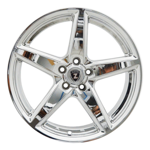 Jogo De Roda Zuma Wheels Aro 17 Hch Cromo Ecologico Cor 244 5x100