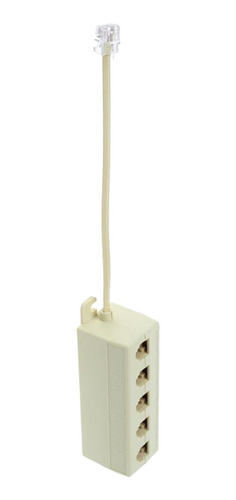 Teléfono Rj11 Línea Macho A Hembra Jack Splitter /