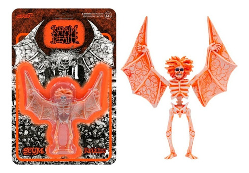 Scum Demon (naranja) Napalm Death Figura Super7 Reaction