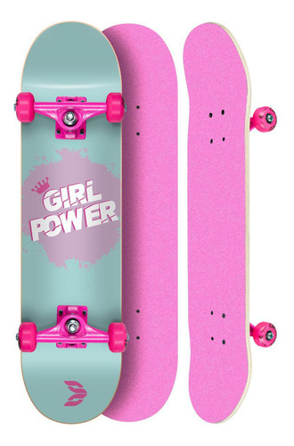 Skate Montado Profissional Cisco Feminino Girl Power Tifanny