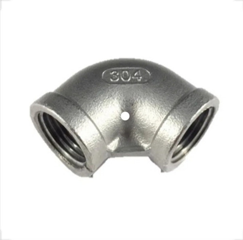 Codo 3/4 Acero Inoxidable Rosca Npt 