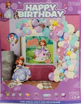 Comprar Set De Globos Princesa Sofia, Fiesta Decoración Cumpleaños