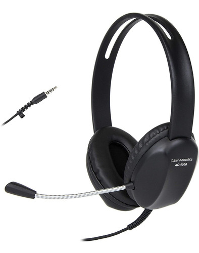 Cyber   Acoustics Auriculares Estereo De 0.138 In Con Auric