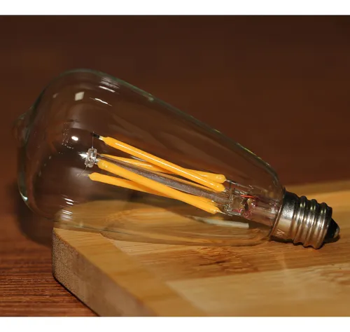 12 Bombillas Pequeñas St38 4 W E12 Base Vintage Vidrio Led 2