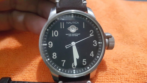 Relógio Nautica Militar A09595 Preto 2 Pulseiras