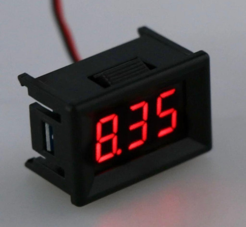 Medidor Voltaje Digital Led Para Carros Rusticos Universal
