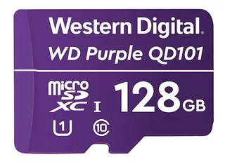 Wd Purple Microsd 128gb Microsdxc Cctv Sda 6.0 Wdd128g1p0c