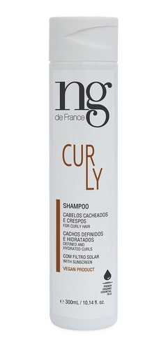 Shampoo Para Cachos Curly Ng De France 300ml