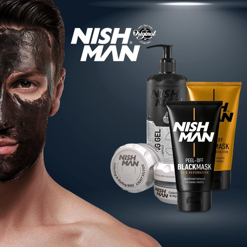 Imagen 2 de 4 de Gel De Afeitar 5 Energizante Nishman Sin Irritacion 750ml
