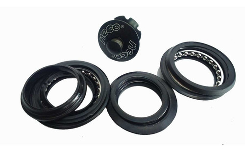 Juego De Direccion Semi Integrado 1-1/8 Neco - Negro