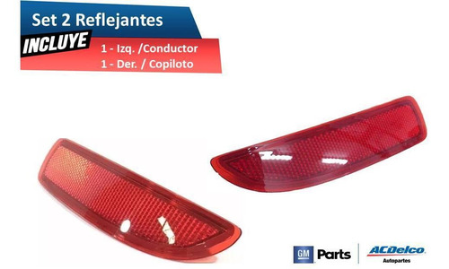 Reflejantes Fascia Trasera Izq. Y Der. Corsa Hatchback 2008