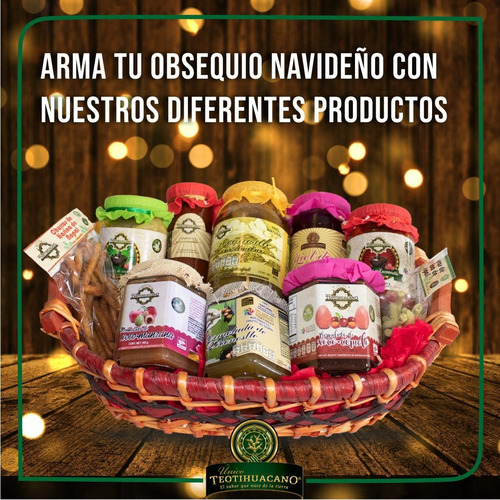 Canasta Medina Con Productos De Nopal Y Xoconostle
