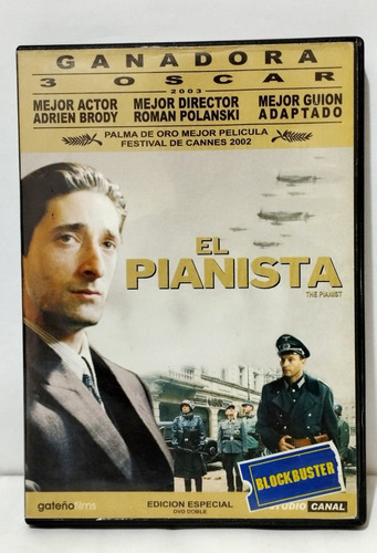 2 Dvd´s El Pianista - Roman Polanski 2002