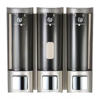 Manual Soap Dispensers Wall-mounted Three Chamber Shamp...