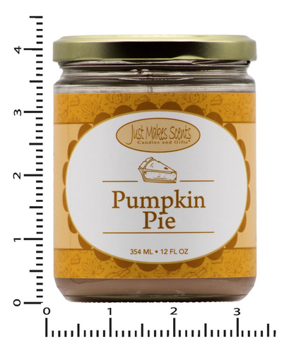 Vela De Soya Mezclada Con Perfume De Calabaza Con Aromas (12