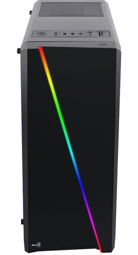 Imagem 2 de 6 de Gabinete Pc Gamer Rgb Led Mid Tower Atx Aerocool Envio 24hs
