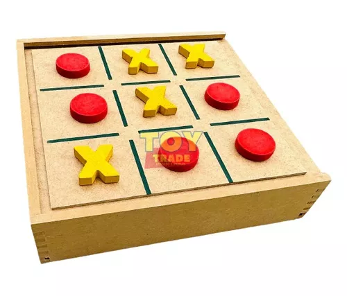 Conjunto Jogos 3x1 Dama Ludo Jogo Da Velha Kit Tabuleiros