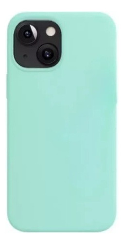 Capa Capinha De Silicone Aveludada Para iPhone 13