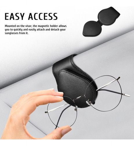 Visera, Soporte Magnético Para Gafas De Sol, Clip Universal