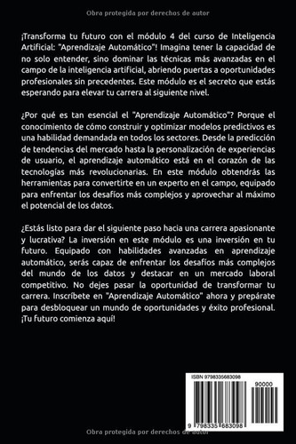 Curso De Inteligencia Artificial: Módulo 4 - Aprendizaje Aut