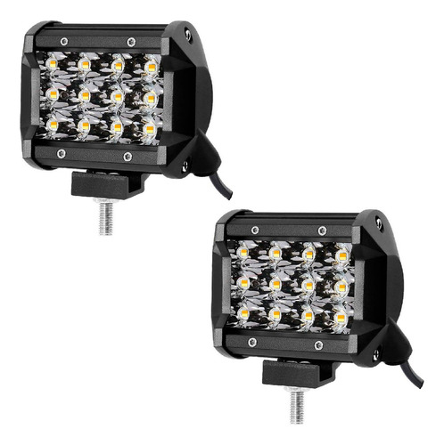 Pack 2 Focos Led Neblineros 7d 36w 4 Auto