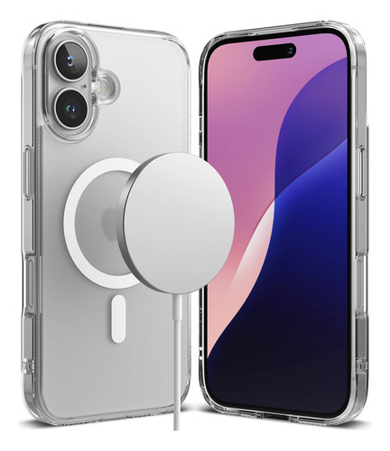 Case Ringke Fusionmag Para iPhone 16 Plus Compatible Magsafe