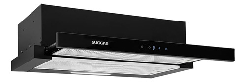 Depurador De Ar Suggar Slim De Embutir 60cm Preto 220v De62t Cor Preta