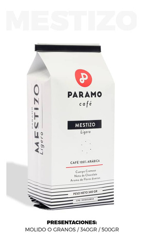 Café Páramo Mestizo 500g (molido O En Grano)