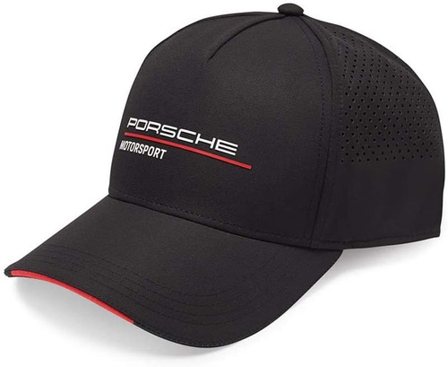 Gorra Negra De La Colección Porsche Motorsports